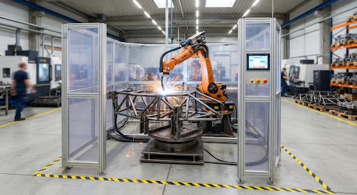 Automated Robotic Welding Cell