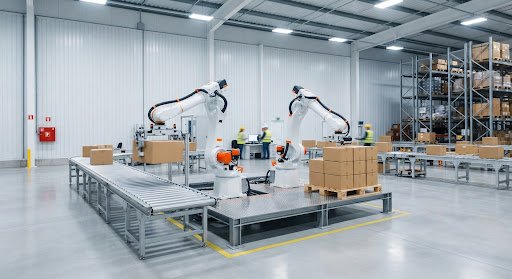 ระบบ Palletizing Robot ความเร็วสูง